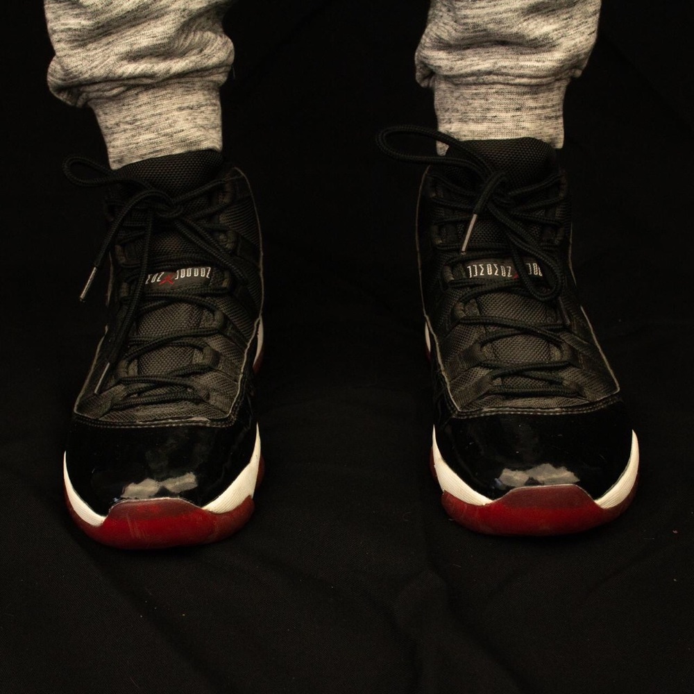BRED Jordan 11’s Size 7M 7Y 8.5W